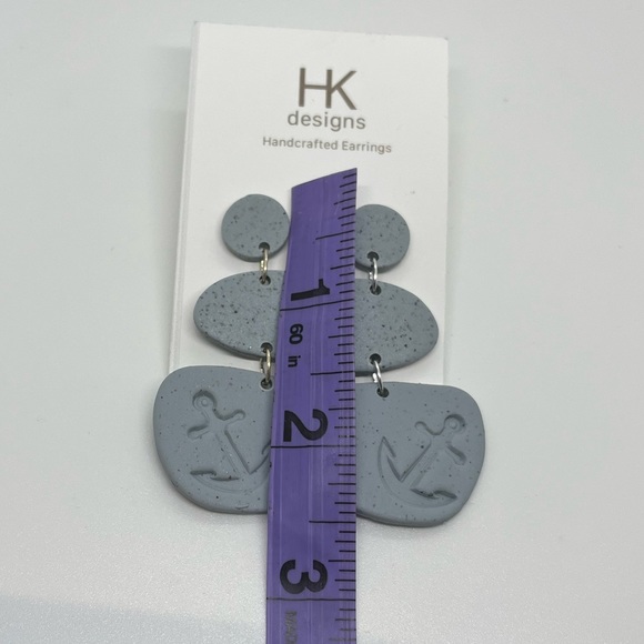 ⚓️NWT Handcrafted Anchor Earrings - Picture 8 of 8